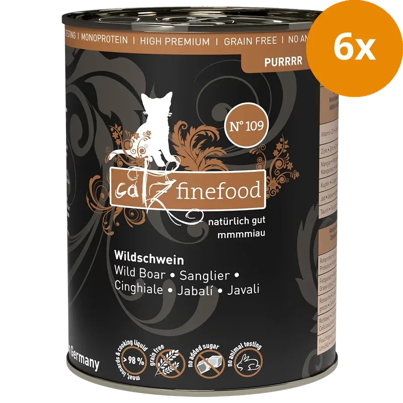 catz finefood Purrrr No. 109 Wildschwein 400 g - Image 2