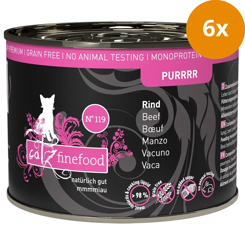 catz finefood Purrrr No. 119 Rind 200 g - Image 2