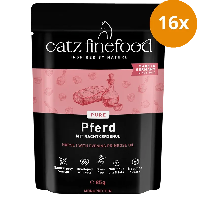 catz finefood Purrrr No. 123 Pferd 85 g - Image 2