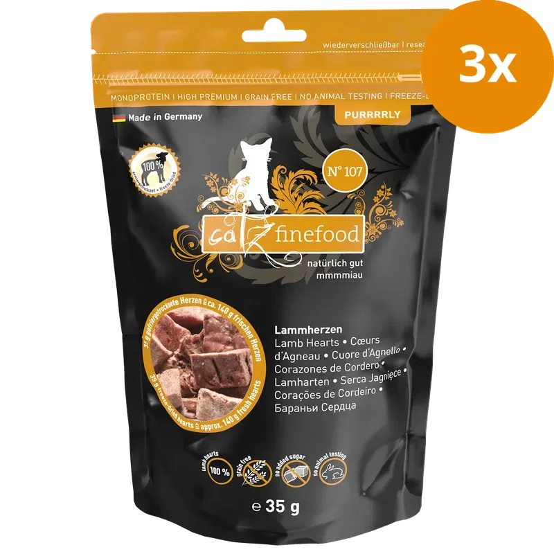catz finefood Purrrrly No. 107 - Lammherzen 35 g - Image 2