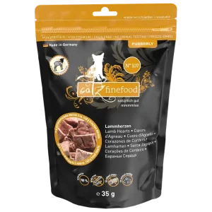 catz finefood Purrrrly No. 107 - Lammherzen 35 g
