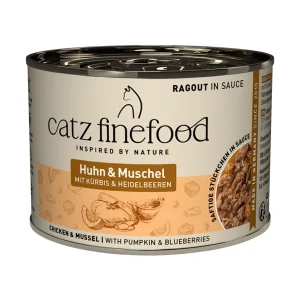 catz finefood RAGOUT in Sauce Huhn & Muschel 190g | DAS FUTTERHAUS