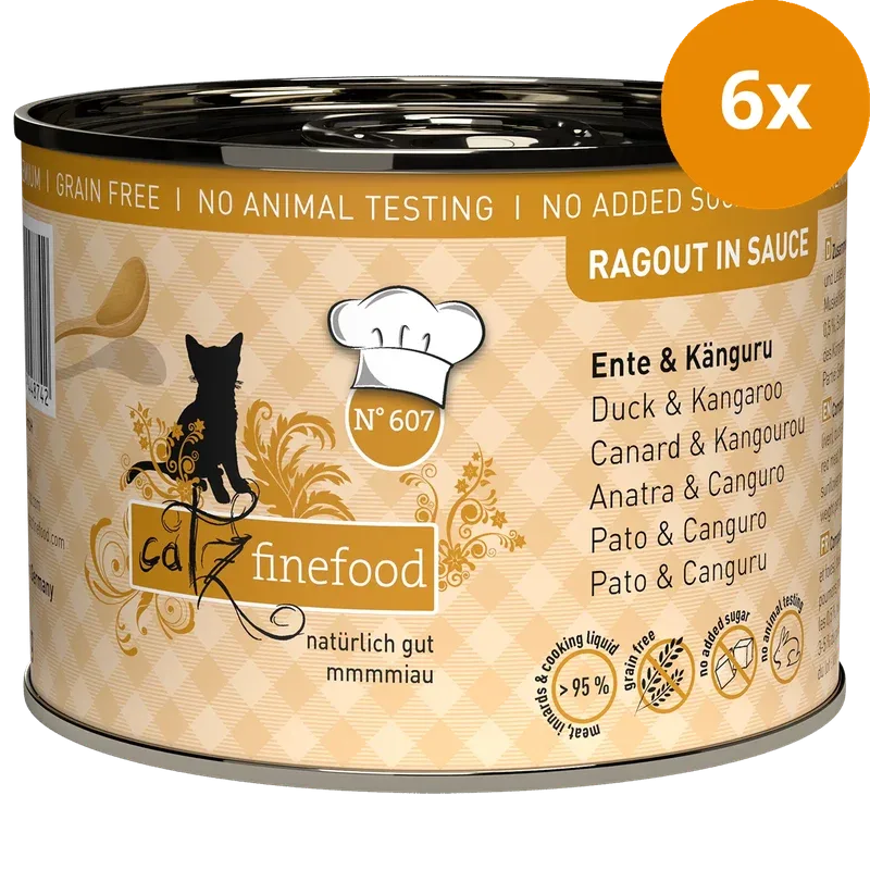 catz finefood Ragout No. 607 Känguru & Ente 190 g - Image 2