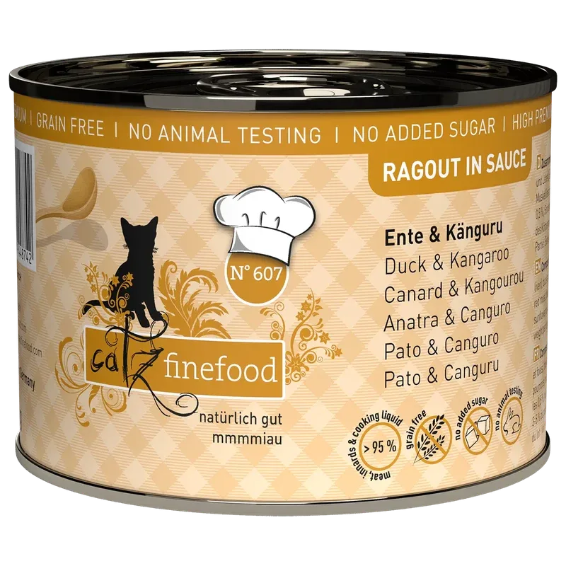 catz finefood Ragout No. 607 Känguru & Ente 190 g