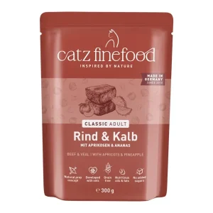 catz finefood Rind, Kalb 300g | DAS FUTTERHAUS