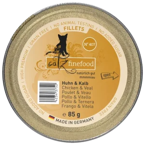 catz finefood Schale Fillets No. 407 Huhn & Kalb 85 g