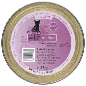 catz finefood Schale Fillets No. 411 Pute & Lamm 85 g