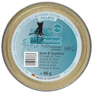 catz finefood Schale Fillets No. 413 Huhn & Thunfisch 85 g