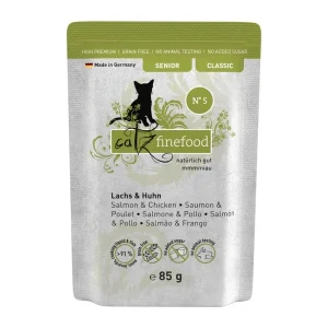 catz finefood Senior Lachs & Huhn 85g | DAS FUTTERHAUS