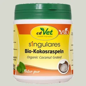 CDVet Singulares Bio-Kokosraspeln 250 g – Natürliche Ergänzung für Hu