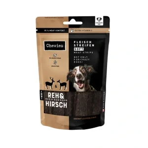 Chewies Fleischstreifen SOFT Mini Reh & Hirsch 70g | DAS FUTTERHAUS