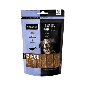 Chewies Fleischstreifen SOFT Mini Ziege 70g | DAS FUTTERHAUS