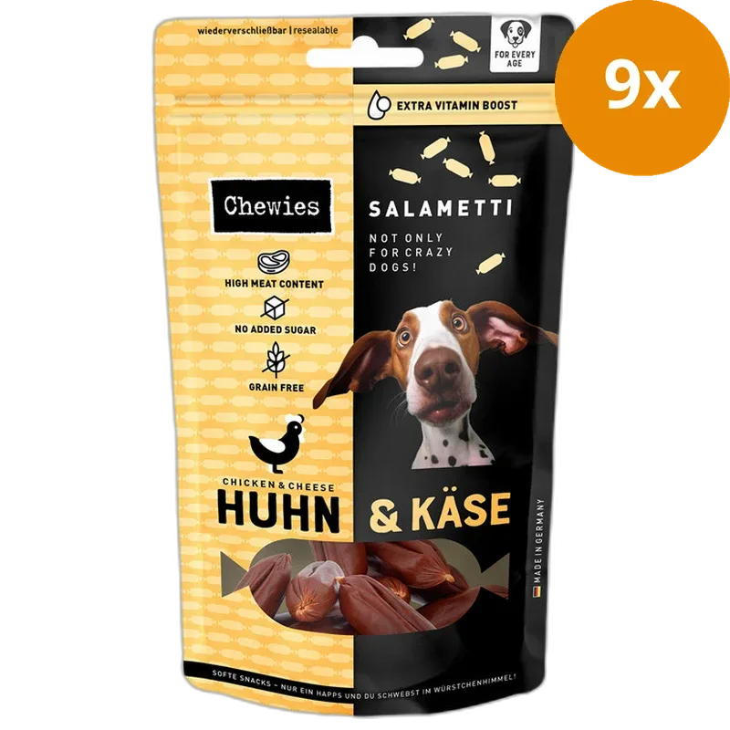 Chewies SALAMETTI Huhn mit Käse 60 g - Image 2