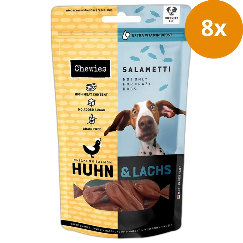 Chewies SALAMETTI Huhn mit Lachs 200 g - Image 2