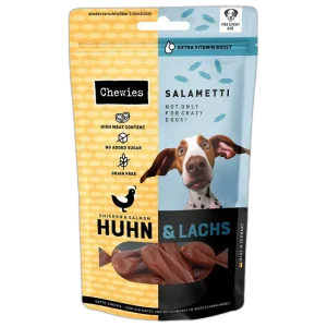Chewies SALAMETTI Huhn mit Lachs 200 g