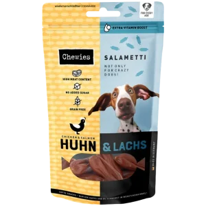 Chewies SALAMETTI Huhn mit Lachs 60 g