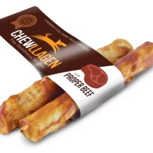 CHEWLLAGEN Medium Roll 2 PK Rind – Kaurollen mit Kollagen für Hunde