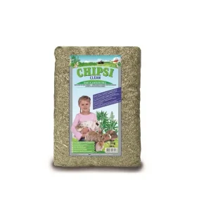 Chipsi Hanf-Einstreu Clean 30 L | 267782 mit Aktivkohle-Zusatz - HaustierPro