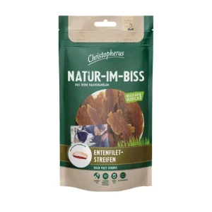 Christopherus Dog Snack Entenfiletstreifen 70g | 201356 mit Vitaminzusatz - HaustierPro