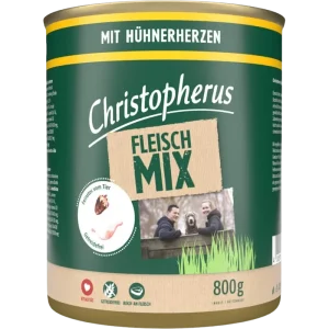 Christopherus Fleischmix Hühnerherzen 800 g