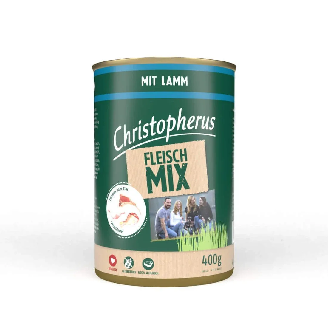 Christopherus Hundefutter Dose Fleischmix - Image 2