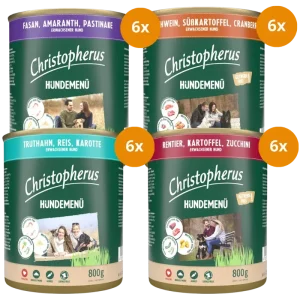 Christopherus Kombipaket 800 g – Adult Menü Mix (4 Sorten)