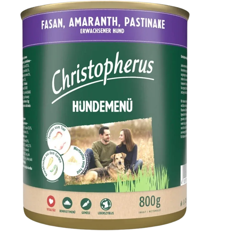 Christopherus Menü Adult Fasan & Amaranth 800 g