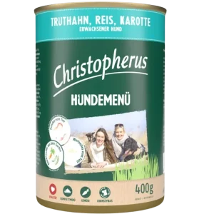 Christopherus Menü Adult Truthahn & Reis 400 g
