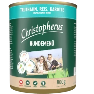Christopherus Menü Adult Truthahn & Reis 800 g