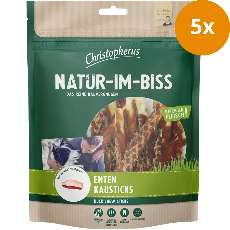 Christopherus Natur-Im-Biss Enten Kausticks 300 g - Image 2