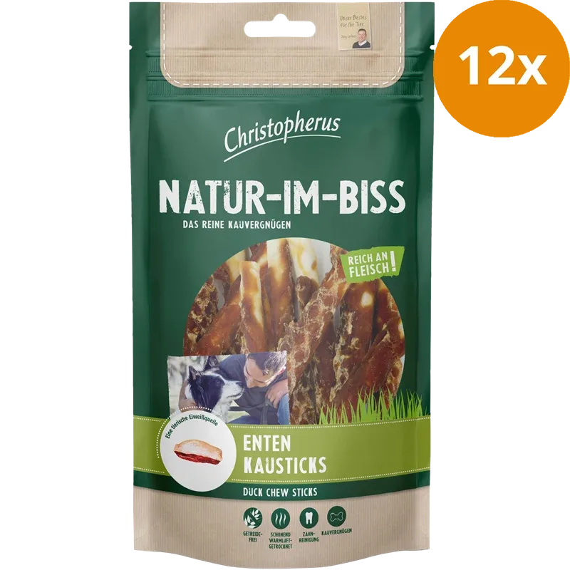 Christopherus Natur-Im-Biss Enten Kausticks 70 g - Image 2