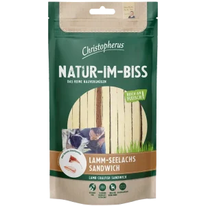 Christopherus Natur-Im-Biss Lamm-Seelachs-Sandwich 70 g