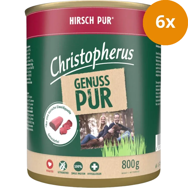 Christopherus Pur Hirsch 800 g - Image 2
