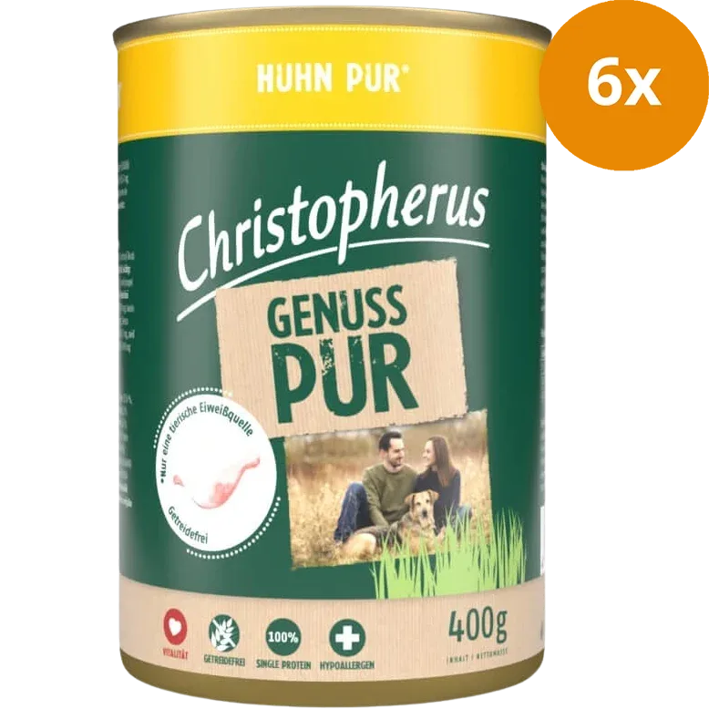 Christopherus Pur Huhn 400 g - Image 2