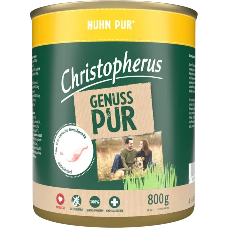 Christopherus Pur Huhn 800 g