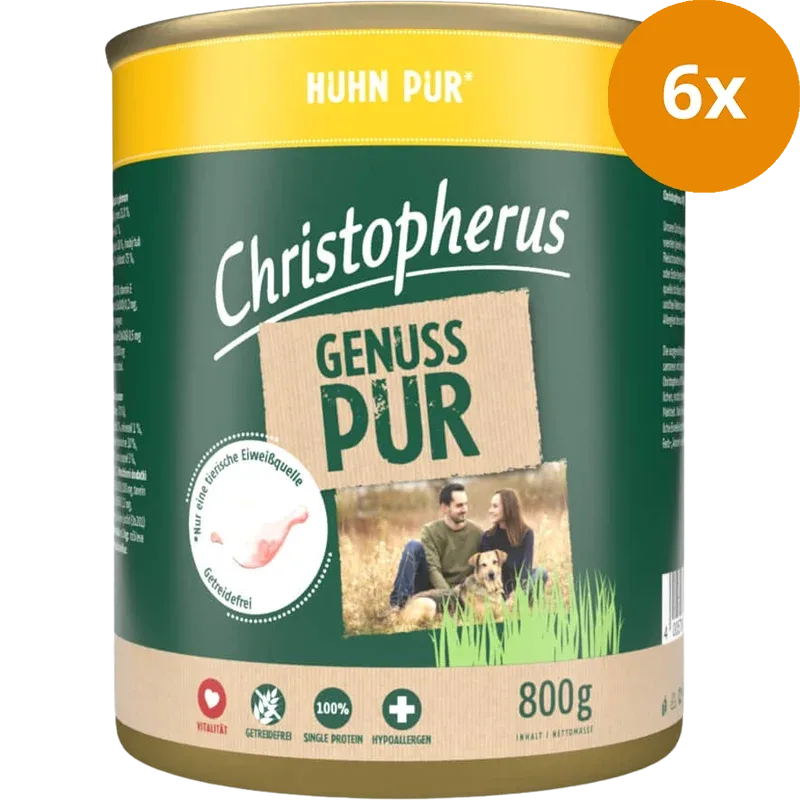 Christopherus Pur Huhn 800 g - Image 2