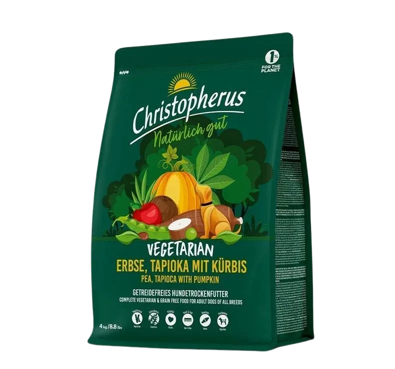 Christopherus Vegetarian Erbse, Tapioka mit Kürbis
