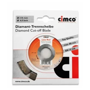 cimco® - Diamant-Trennscheibe Kalksandstein Durchmesser 125 für Wüstenbewohner - HaustierPro