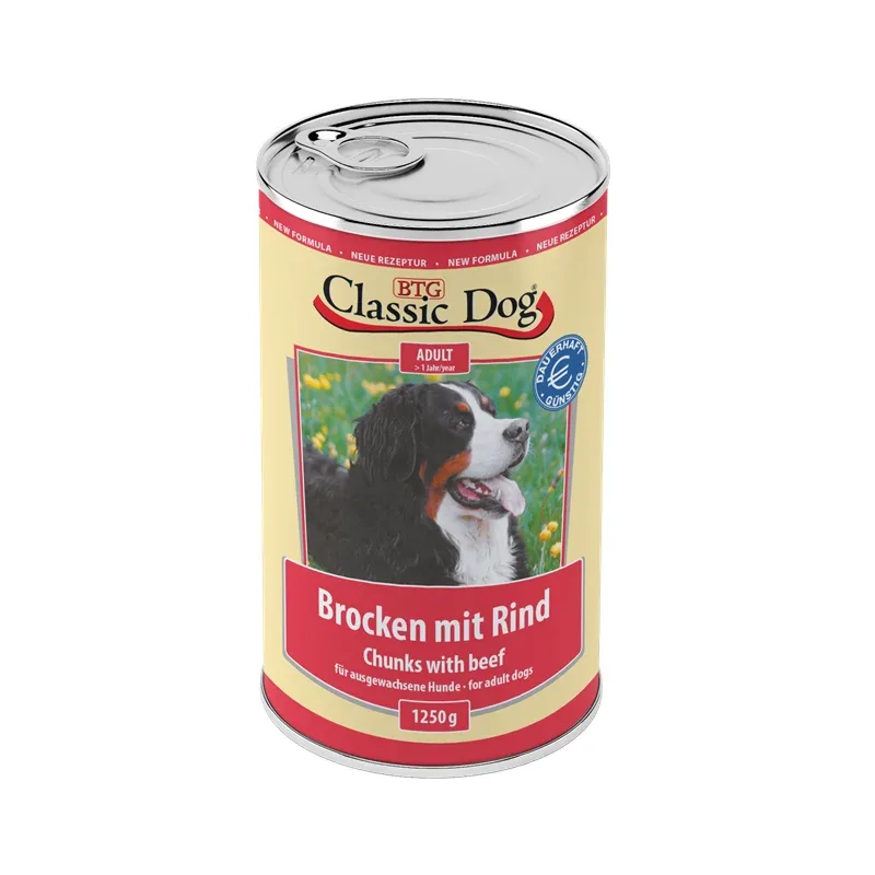 Classic Dog Dose Brocken mit Rind