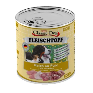 Classic Dog Dose Fleischtopf Adult Reich an Pute