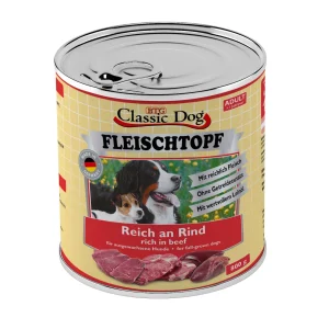 Classic Dog Dose Fleischtopf Adult Reich an Rind