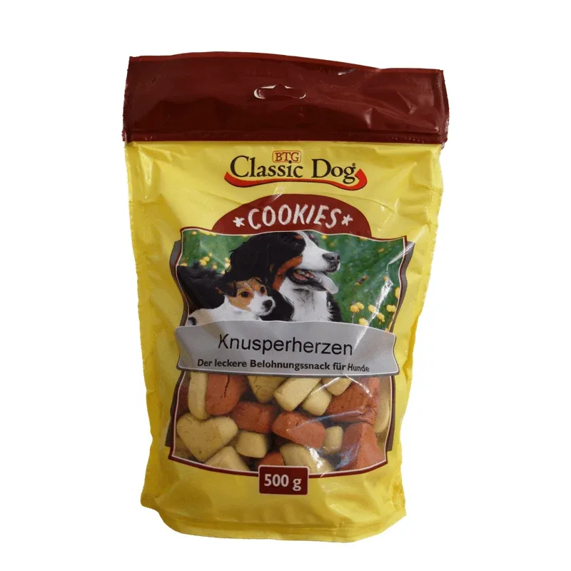 Classic Dog Snack Cookies Knusperherzen