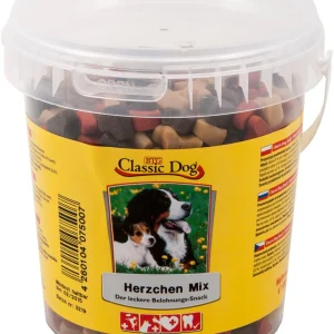 Classic Dog Snack Herzchen Mix Eimer