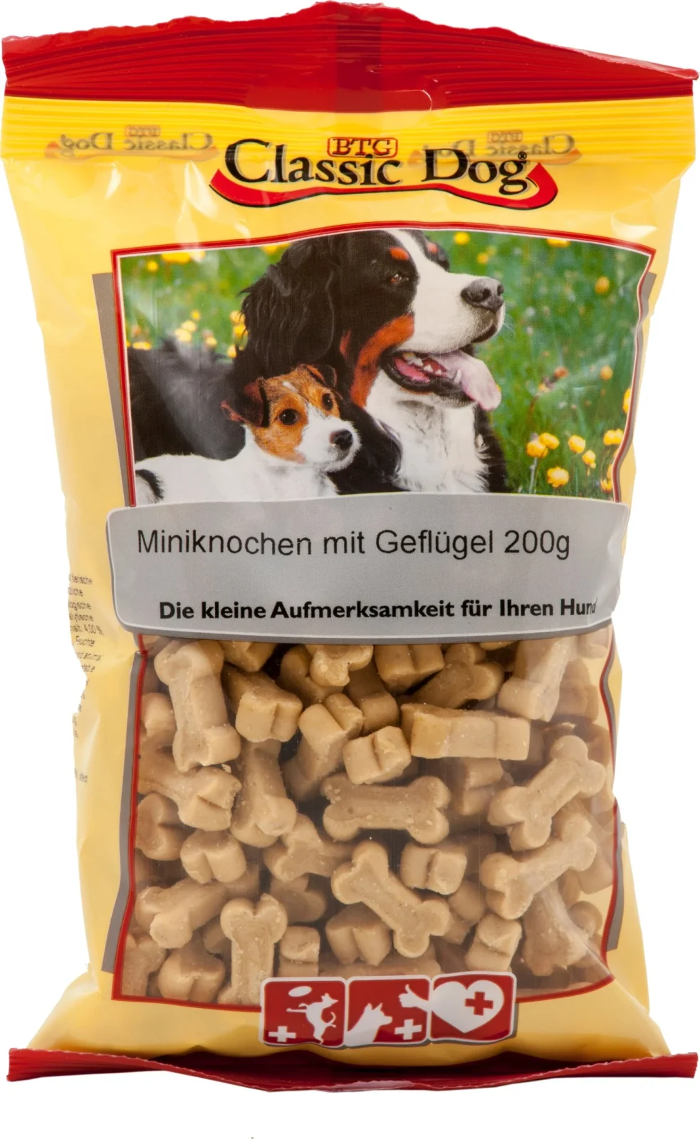 Classic Dog Snack Miniknochen mit Geflügel