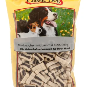 Classic Dog Snack Miniknochen mit Lamm & Reis