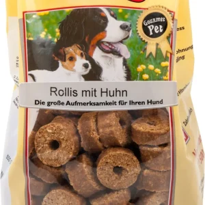 Classic Dog Snack Rollis mit Huhn