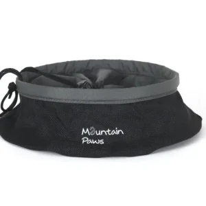 Collapsible Dog Food Bowl, Schwarz - Mountain Paws - HaustierPro