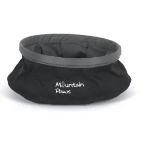 Collapsible Dog Water Bowl, Schwarz - Mountain Paws - HaustierPro