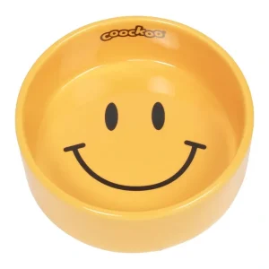 Coockoo Napf Smiley gelb 430ml | DAS FUTTERHAUS