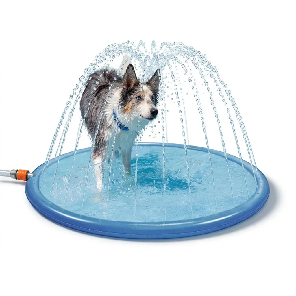 Coolpets Splash Sprinkler für Hunde – Wassersprinkler-Matte in 2 Größen - Image 2